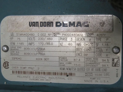 Used VAN DORN _UNKNOWN_ Hydraulic and Pneumatic Motors Texas US | OCO Industrial #1717296