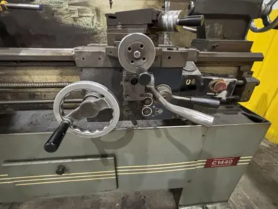 14" X 40" CLAUSING METOSA MODEL #C1440 TOOLROOM ENGINE LATHE, 1-5/8": YOBRO #23849