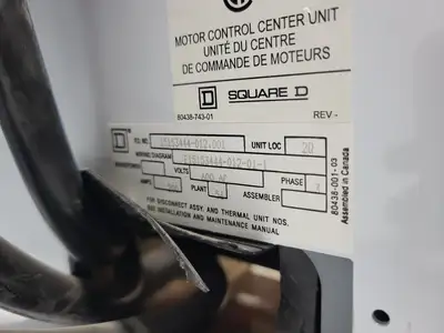 USED SQUARE D MODEL 6
