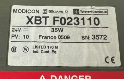 USED SCHNEIDER ELECTRIC XBTF023110