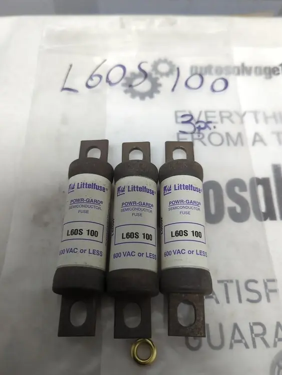 New | in-Stock LITTELFUSE L60S 100 Miscellaneous Equipment (Electrical & Power) | Surplus Asset Holdings #1196518