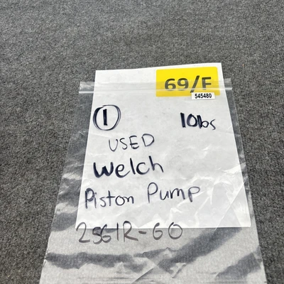 Used Welch 2561R-60 Vacuum Pumps California US | Davliegogo LLC #1708388