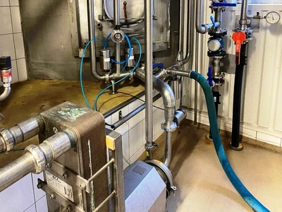Kalt/GEA Westfalia 24 TPD complete cheese plant.
