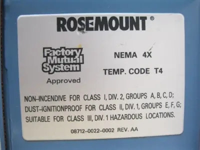 USED Rosemount 8712 HR12M4