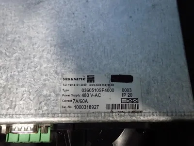 USED SIEB & MEYER 0360510SF4000
