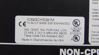 USED GE FANUC IC693CHS391M