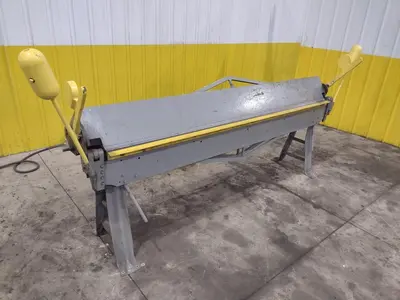 8' X 18 GAUGE CHICAGO MODEL #818 MANUAL APRON BENDING BRAKE: YOBRO #24387