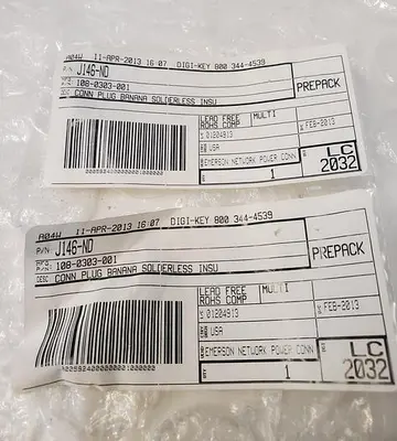 NEW EMERSON NETWORK 108-0302-001, 108-0303-001, 108-0306-001