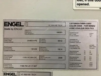 USED 2008 ENGEL VC650/165 TECH
