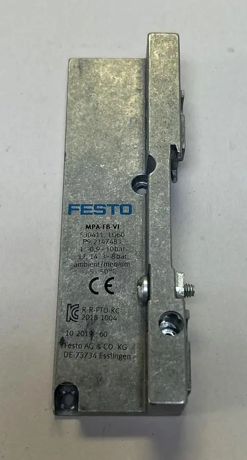Used FESTO MPA-FB-V1 Misc Electrical & Power Parts Ohio US | Surplus Asset Holdings #1245315