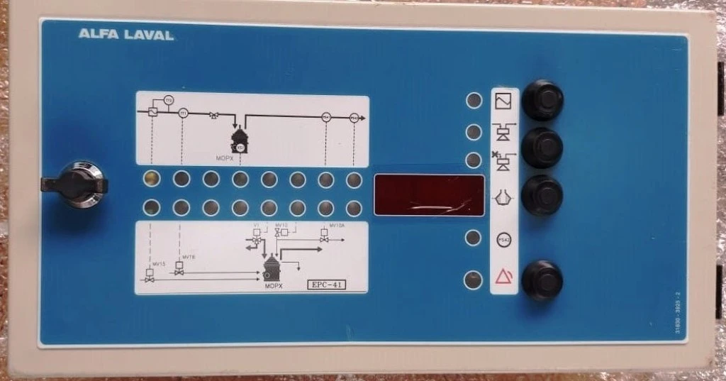 NEW: Alfa-Laval EPC-41 control panel.