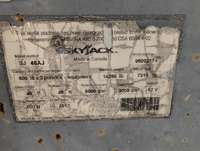 Used 2017 SJ46AJ Skyjack Articulating Boom Lifts Texas US | Stack Equipment #1418860