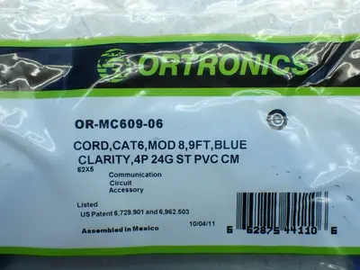 NEW ORTRONICS ORMC60906