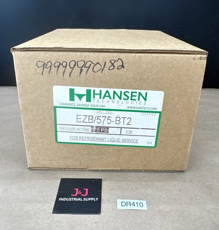 New | in-Stock Hansen EZB/575-BT2 Valves/Fittings Indiana US | J&J Industrial Supply #935869