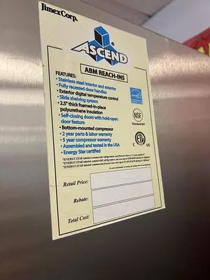 Used ASCEND ABM-48F Freezers Florida US | BAM Discount Restaurant Equipment #1357885