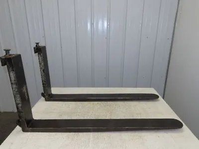 4x42" Class 2 Steel Forklift Forks Tines 16" Carriage 1-Pair