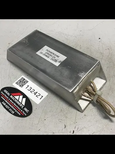 Used POWEROHM RESISTORS CR250-25 Resistors Michigan US | Ideal Machinery #690074