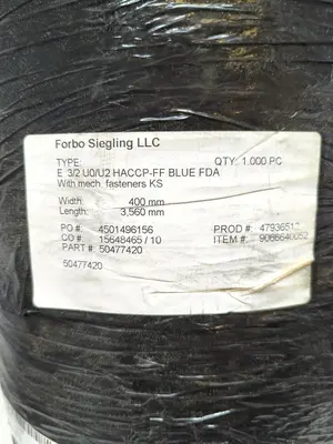 New | in-Stock FORBO SIEGLING 50477420 Conveyor Parts Ohio US | Surplus Asset Holdings #1246512