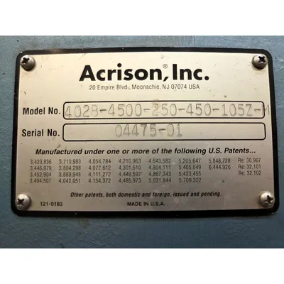 USED ACRISON INC. 402B-4500-250-450-105Z-M/2
