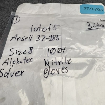 New | in-Stock Ansell 37-185-8 Apparel, Gloves, Lab Coats California US | Davliegogo LLC #1706897