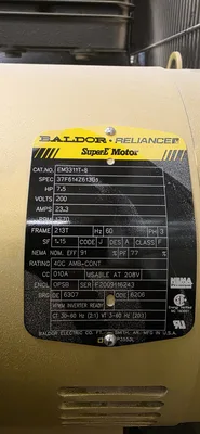 Devair 7.5 HP Piston Compressor