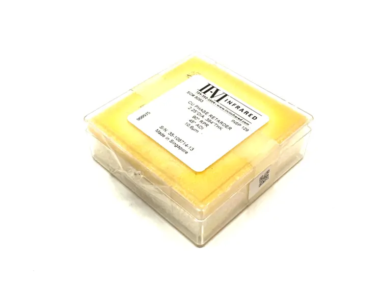 New | in-Stock II-VI INFRARED CU PHASE RETARDER 2.25" DIA., .394" THICK 90° RPR, 45° AOI Misc Industrial Equipment | Maverick Industrial Sales #1113265