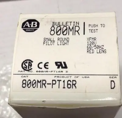 New | in-Stock ALLEN-BRADLEY 800MR-PT16R SERIES D Miscellaneous Equipment (Electrical & Power) | Surplus Asset Holdings #1188844