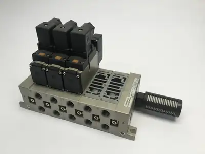 USED SMC NVFS3110-5DZ SOLENOID VALVES
