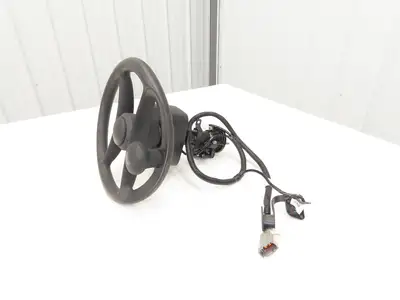 Hyster 8808585 Forklift Steering Wheel & Bracket Assembly Removed From E80XN