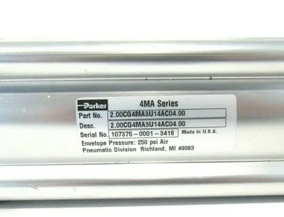 NEW PARKER 2.00CG4MA3U14AC04.00 CYLINDER 4MA SERIES 200CG4MA3U14AC0400