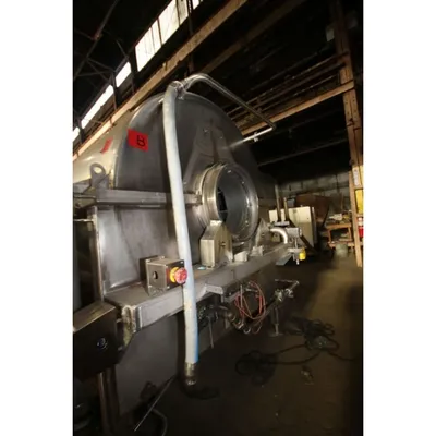Used Lyco 58" dia. Stainless Steel Rotary Drum Steam Blancher
