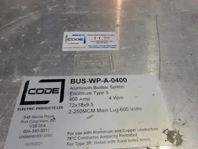 USED CODE BUS-WP-A-0400