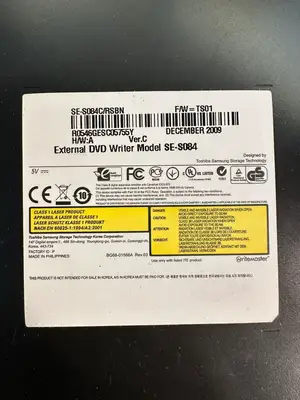 Samsung External DVD Writer Model SE-S084 Black. (3.4.2)