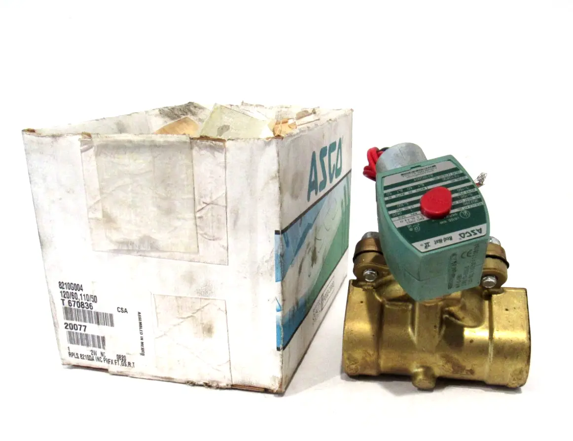 NEW ASCO 8210G004 SOLENOID VALVE 120/60