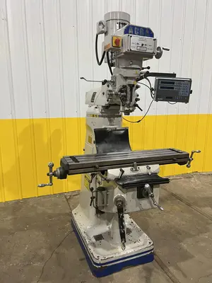 3 HP ACRA MODEL #AM-2V VERTICAL RAM TYPE KNEE MILL: STOCK #18827