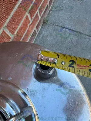 USED ALLOY PRODUCTS 45 LITER STAINLESS STEEL PRESSURE VESSEL 130 PSI