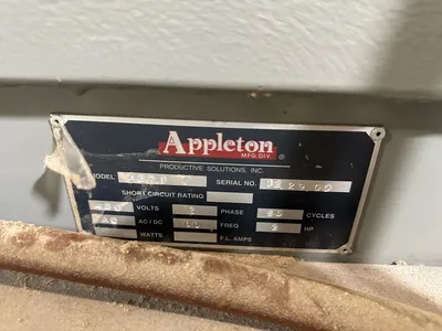 APPLETON a301 Extrusion Other, Core Cutters | Mark One Machinery (5)