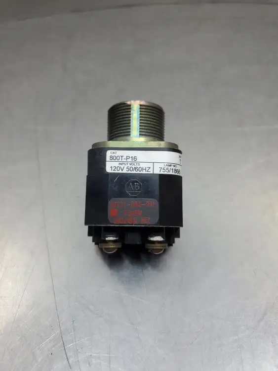Used Allen-Bradley 800T-P16 Ser T Pilot Light, 120VAC, 50/60Hz Electrical Controls South Carolina US | Palmetto Automation #1512171