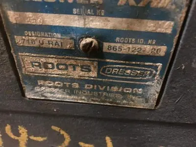 Dresser Roots Model 718 V-RAI Blower (Rebuilt)