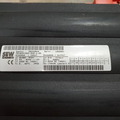 New | in-Stock Sew Eurodrive MDX60A1320-503-4-00 w/ MDX61B-00/0T Servo Motors California US | American Industrial Supply Co. #1377123