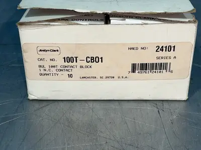 Used JOSLYN CLARK CONTROLS 100TCB01 Contact Blocks Ohio US | HGR 24 #1488445
