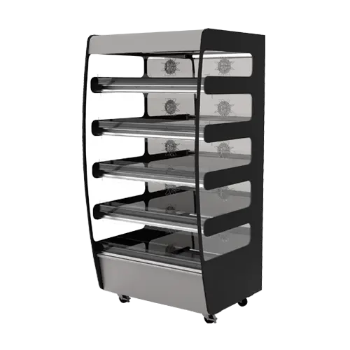 Flexeserve 38 3/10" Self Service Floor Model Heated Display Case - (5) Shelves, 208v (5T-1000C)