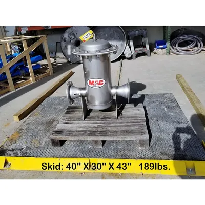 Used MAC Inline Absolute Filter Stainless Steel