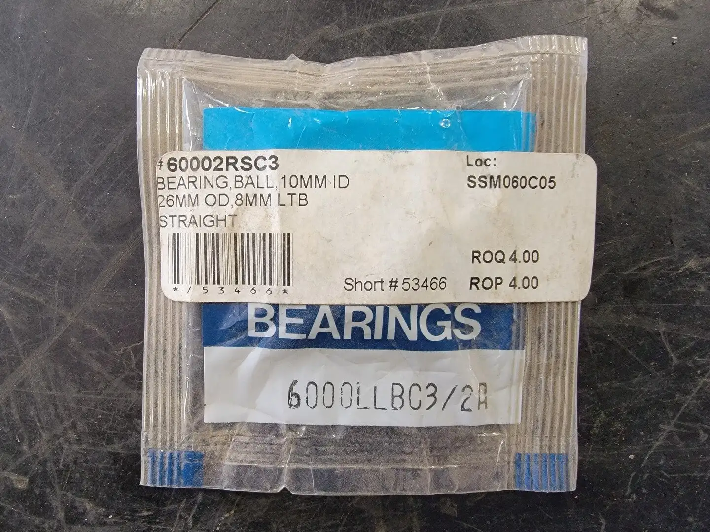 Deep Groove Ball Bearing 6000LLBC3