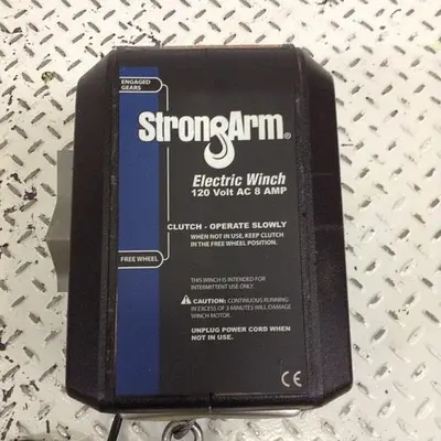 USED STRONGARM WINCH RATING 1200 LBS