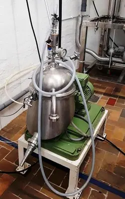 Westfalia SA 1-02-575 XP pilot plant separator, 316SS.