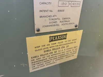 USED PEARSON ATX 1018