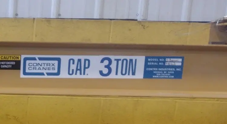 Used CONTRX S-BEAM Hoists (All Types) Ohio US | Yoder Brothers machinery 12 #90430
