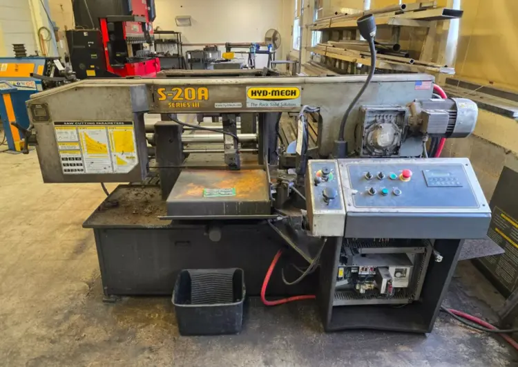 Used 2008 HYD-MECH S-20A SERIES III Horizontal Band Saws California US | Machinery Network #1259642
