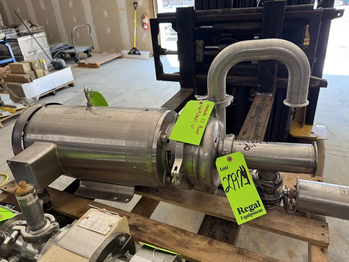 USED WAUKESHA SANITARY CENTRIFUGAL PUMP